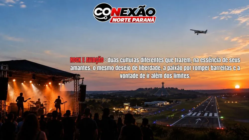 Aero Rock promete unir música, aviação e cultura em grande festival em Cornélio Procópio